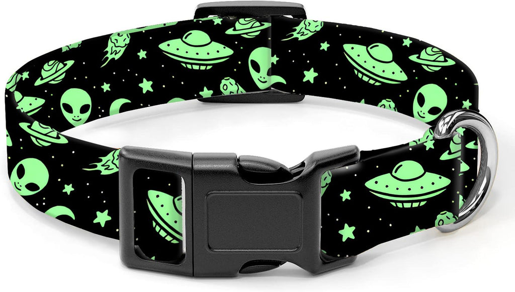 Dog Collar, Cute Dog Collar for Small Medium Large Dogs, Personalized Adjustable Soft Pet Collars with Quick Release Buckle for Walking Running, Cute Boho Mushrooms