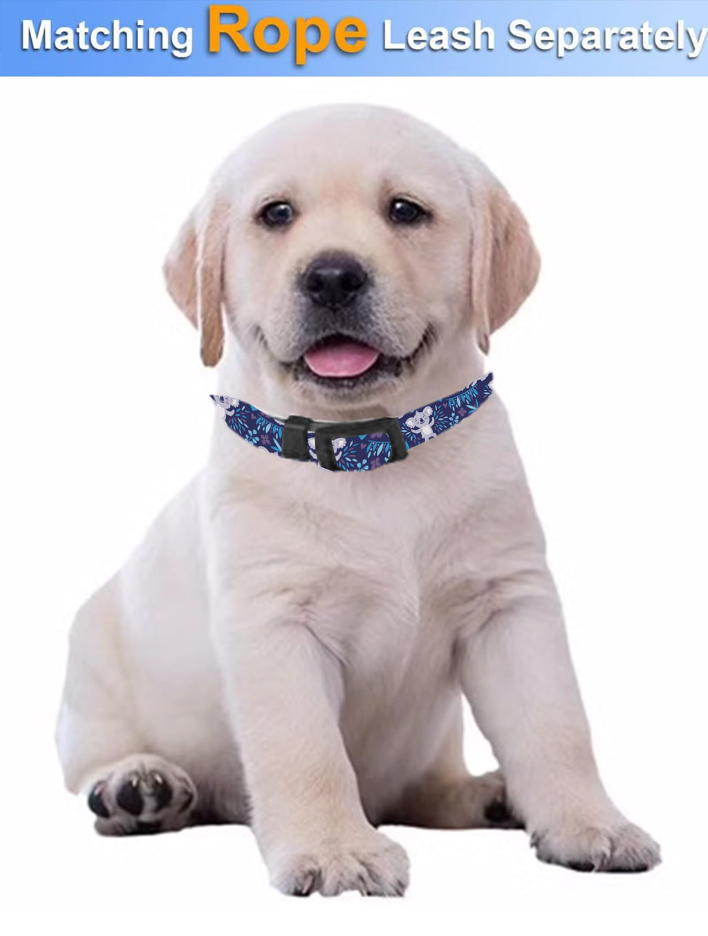 Dog Collar, Cute Dog Collar for Small Medium Large Dogs, Personalized Adjustable Soft Pet Collars with Quick Release Buckle for Walking Running, Cute Boho Mushrooms