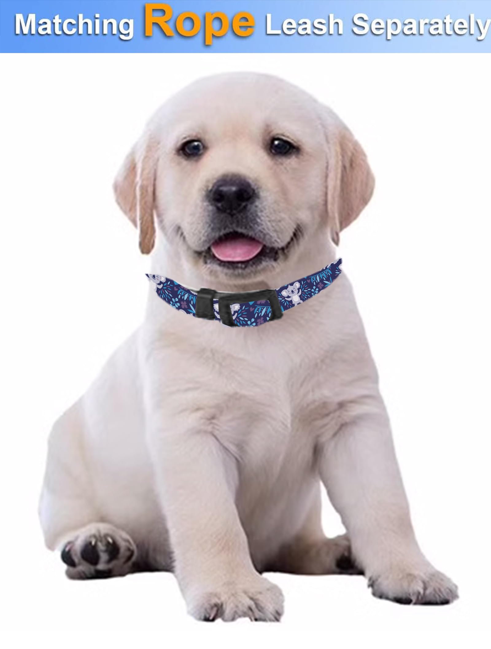 Dog Collar, Cute Dog Collar for Small Medium Large Dogs, Personalized Adjustable Soft Pet Collars with Quick Release Buckle for Walking Running, Cute Boho Mushrooms